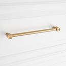 Signature Hardware Brushed Gold 8-13/16 in. Center-to-Center Cabinet Pull 