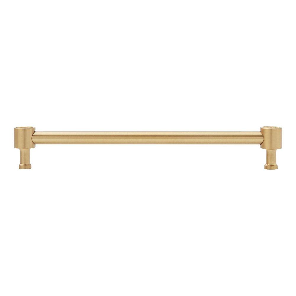 Signature Hardware Brushed Gold 8-13/16 in. Center-to-Center Cabinet Pull 