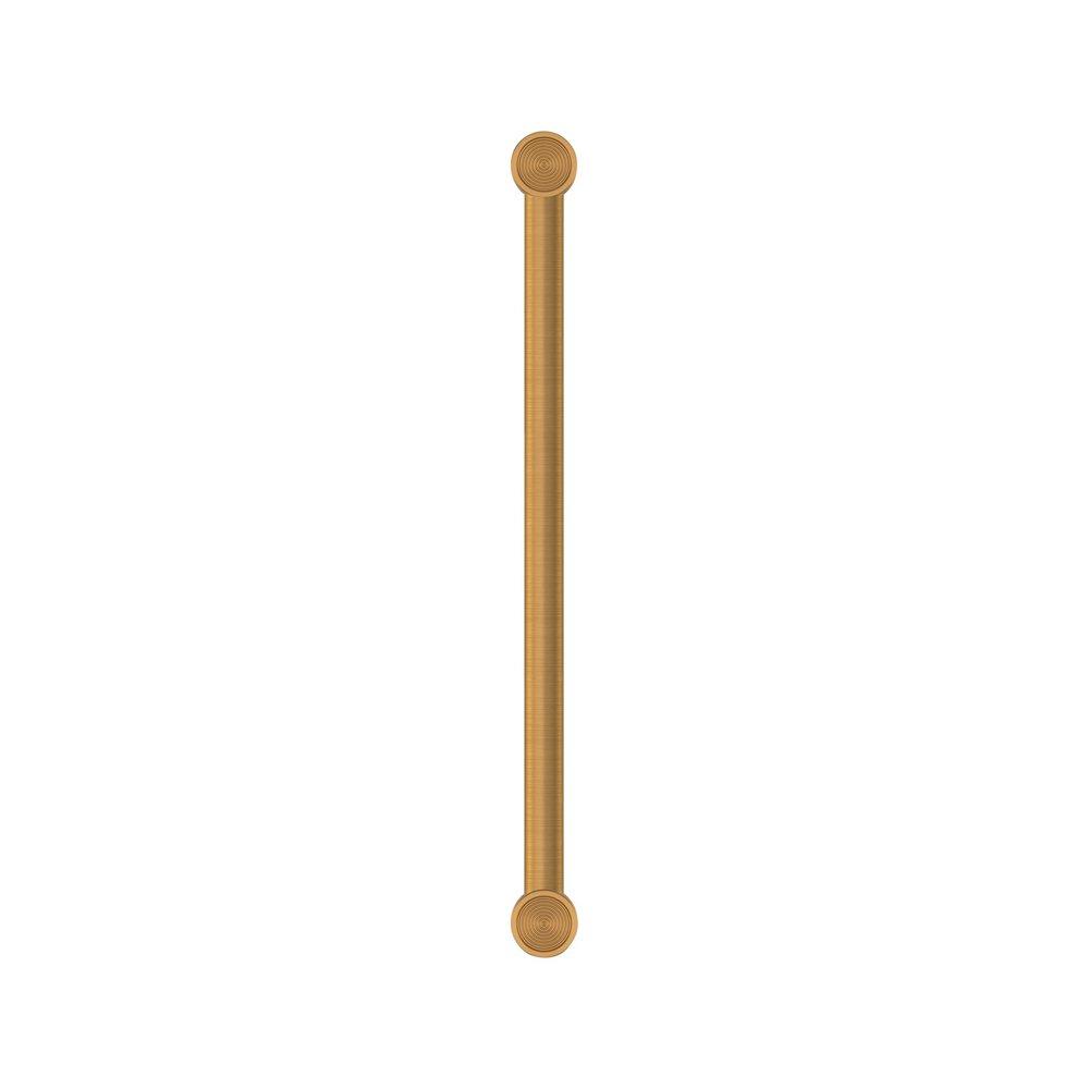 Signature Hardware Brushed Gold 8-13/16 in. Center-to-Center Cabinet Pull 