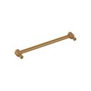 Signature Hardware Brushed Gold 8-13/16 in. Center-to-Center Cabinet Pull 