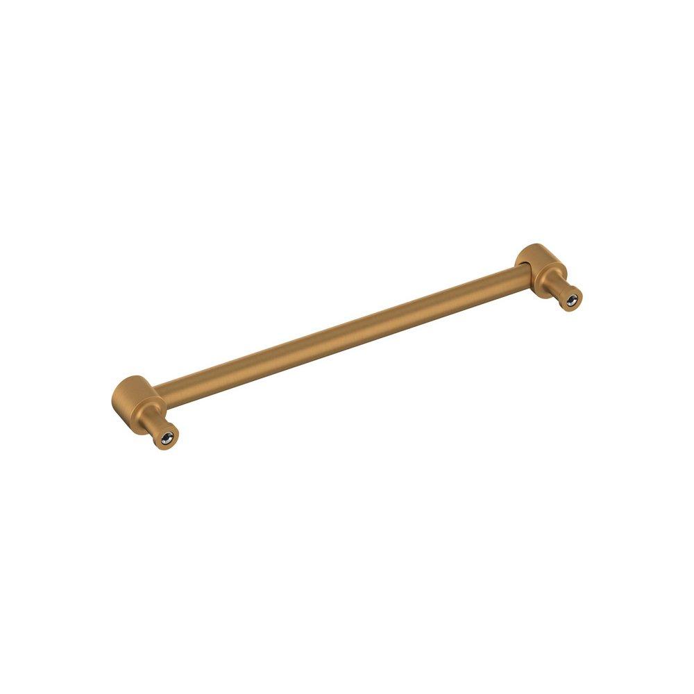 Signature Hardware Brushed Gold 8-13/16 in. Center-to-Center Cabinet Pull 