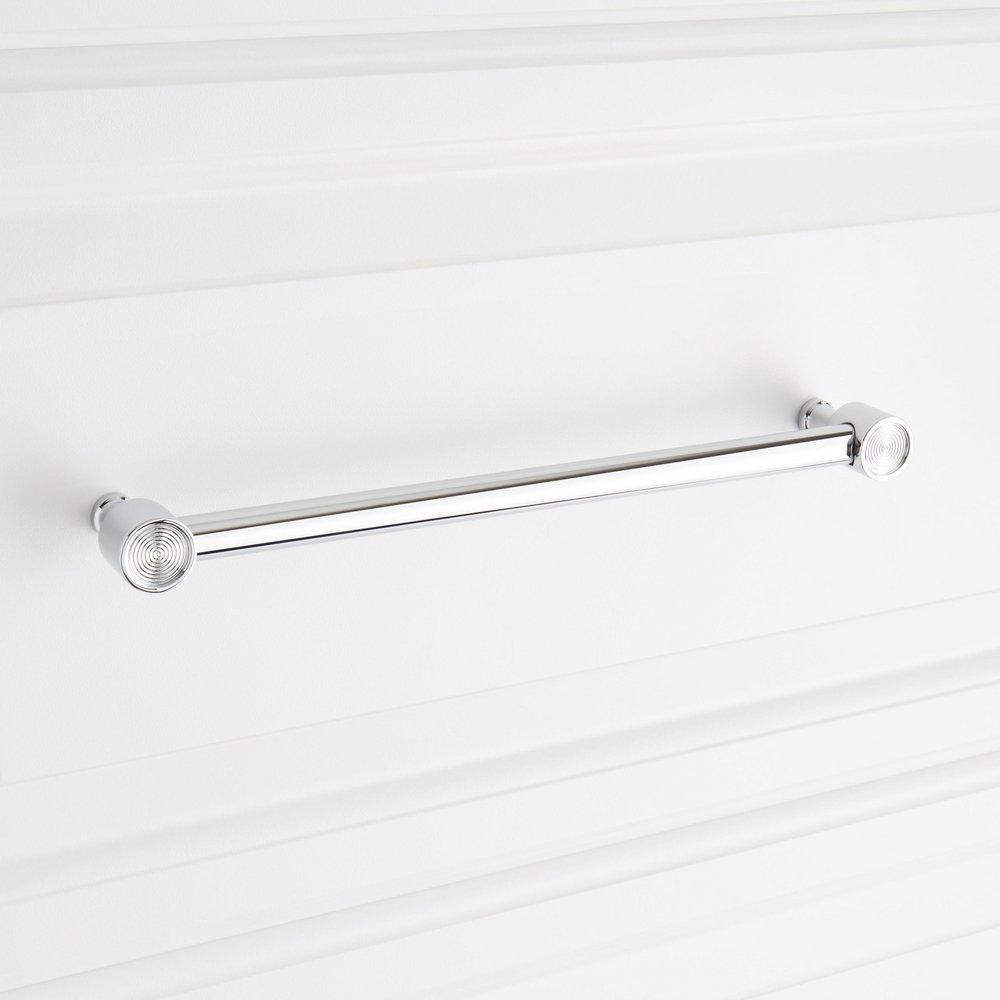 Signature Hardware Polished Chrome 8-13/16 in. Center-to-Center Cabinet Pull 
