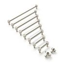 Signature Hardware Satin Nickel 8-13/16 in. Center-to-Center Cabinet Pull 