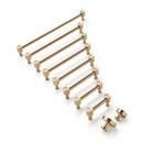 Signature Hardware Champagne Bronze 10-1/16 in. Center-to-Center Cabinet Pull 