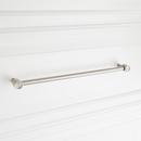 Signature Hardware Satin Nickel 10-1/16 in. Center-to-Center Cabinet Pull 