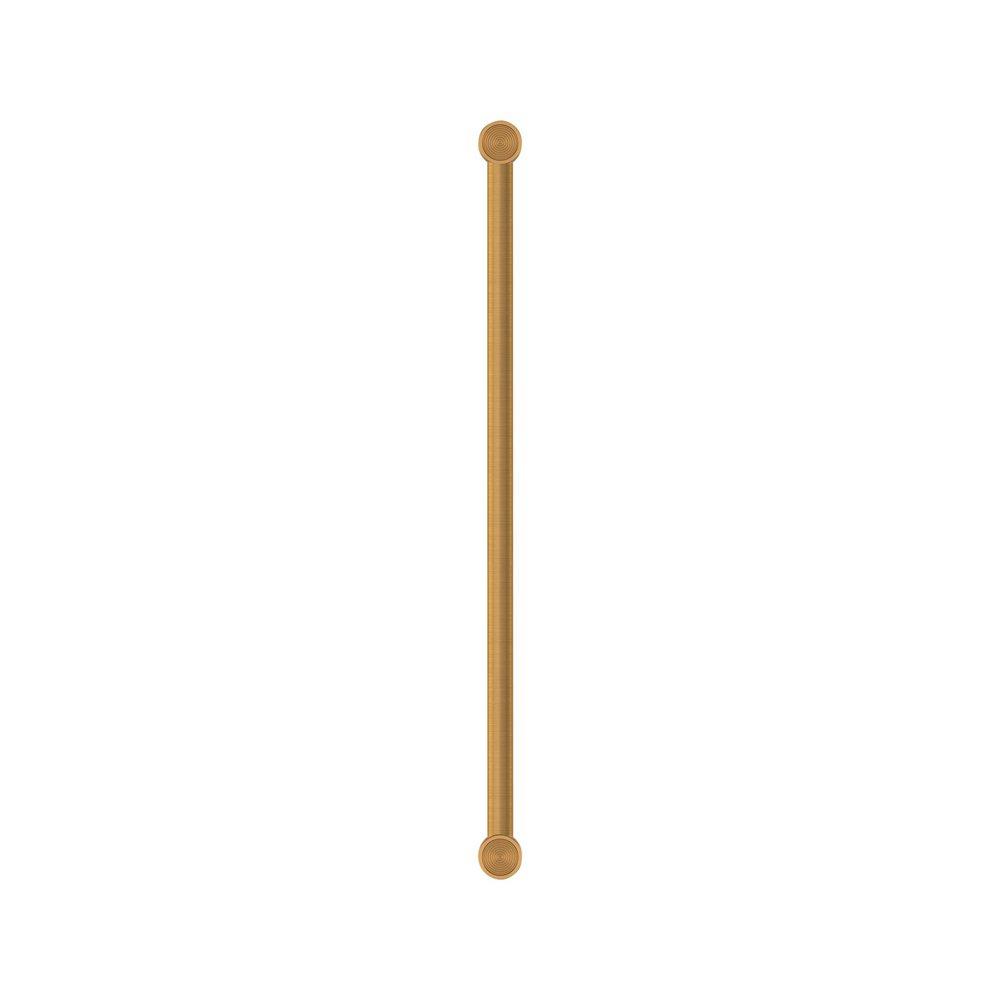 Signature Hardware Brushed Gold 12-5/8 in. Center-to-Center Cabinet Pull 