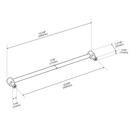 Cabinet Pull- 12-5/8"- CP 