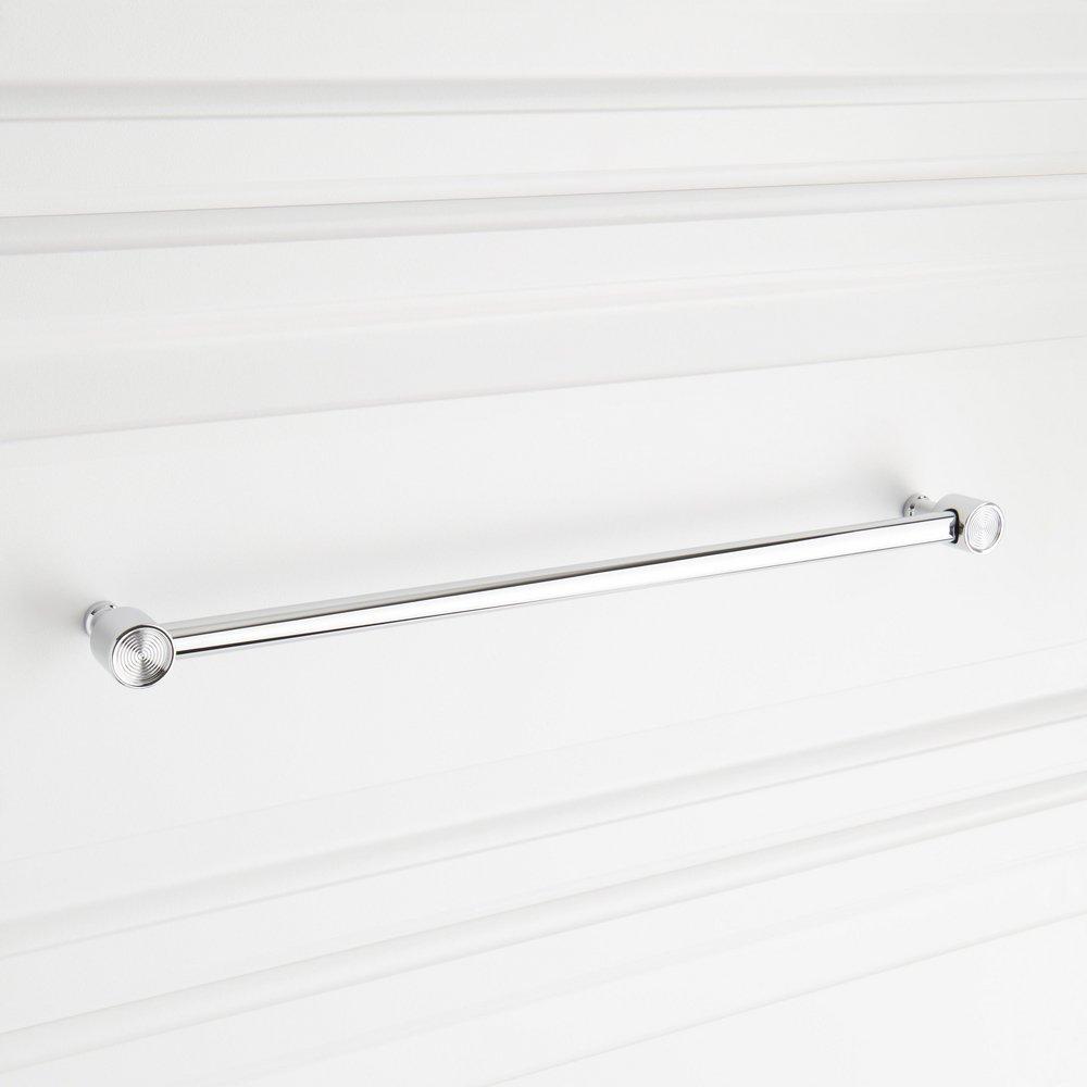 Signature Hardware Polished Chrome 12-5/8 in. Center-to-Center Cabinet Pull 