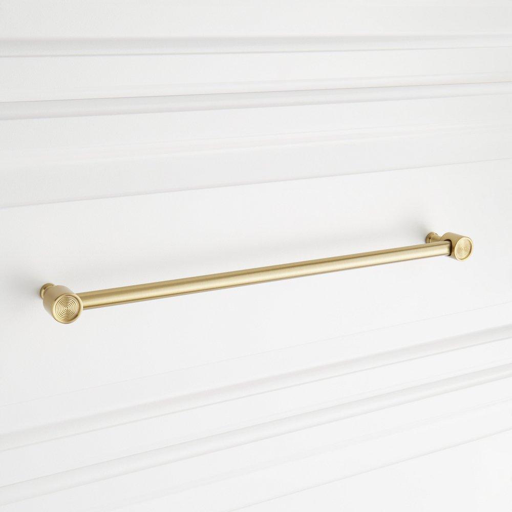 Signature Hardware Golden Champagne 12-5/8 in. Center-to-Center Cabinet Pull 