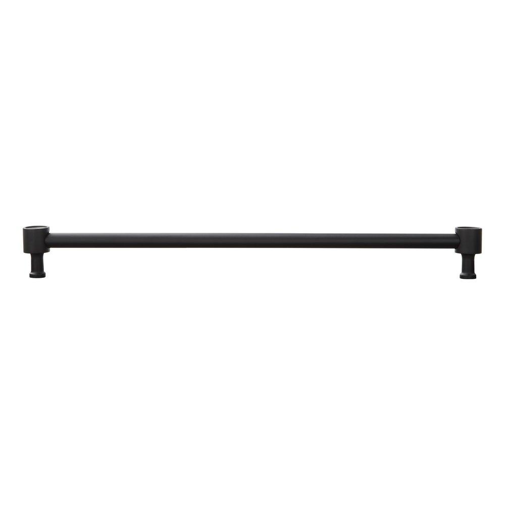 Signature Hardware Matte Black 12-5/8 in. Center-to-Center Cabinet Pull 