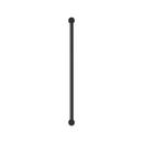 Signature Hardware Matte Black 12-5/8 in. Center-to-Center Cabinet Pull 