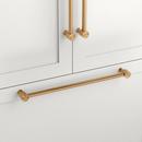18 in. Center-to-Center Appliance Pull in Brushed Gold