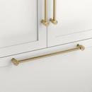18 in. Center-to-Center Appliance Pull in Golden Champagne
