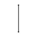 Signature Hardware Matte Black 24 in. Center-to-Center Appliance Pull 