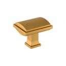 1-5/16 in. Cabinet Knob in Brushed Gold