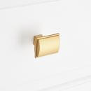 Signature Hardware Brushed Gold 1-5/16 in. Cabinet Knob 