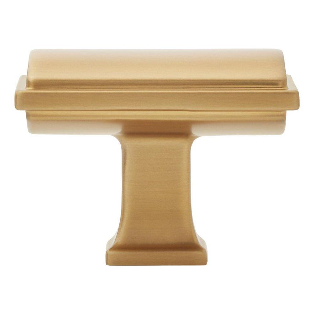 Signature Hardware Brushed Gold 1-5/16 in. Cabinet Knob 