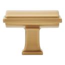Signature Hardware Brushed Gold 1-5/16 in. Cabinet Knob 