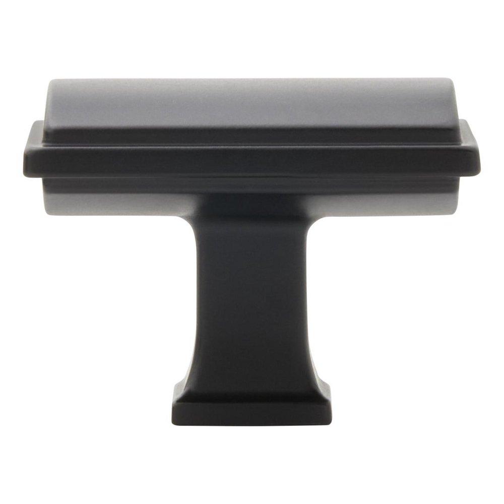 Signature Hardware Matte Black 1-5/16 in. Cabinet Knob 