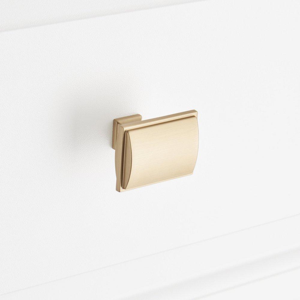 Signature Hardware Champagne Bronze 1-5/8 in. Cabinet Knob 
