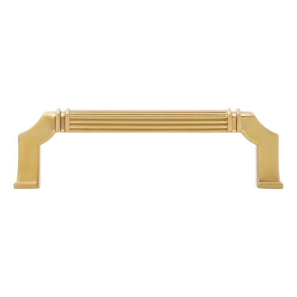 Signature Hardware Brushed Gold 3-3/4 in. Center-to-Center Cabinet Pull 