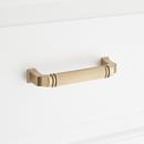 Signature Hardware Champagne Bronze 3-3/4 in. Center-to-Center Cabinet Pull 