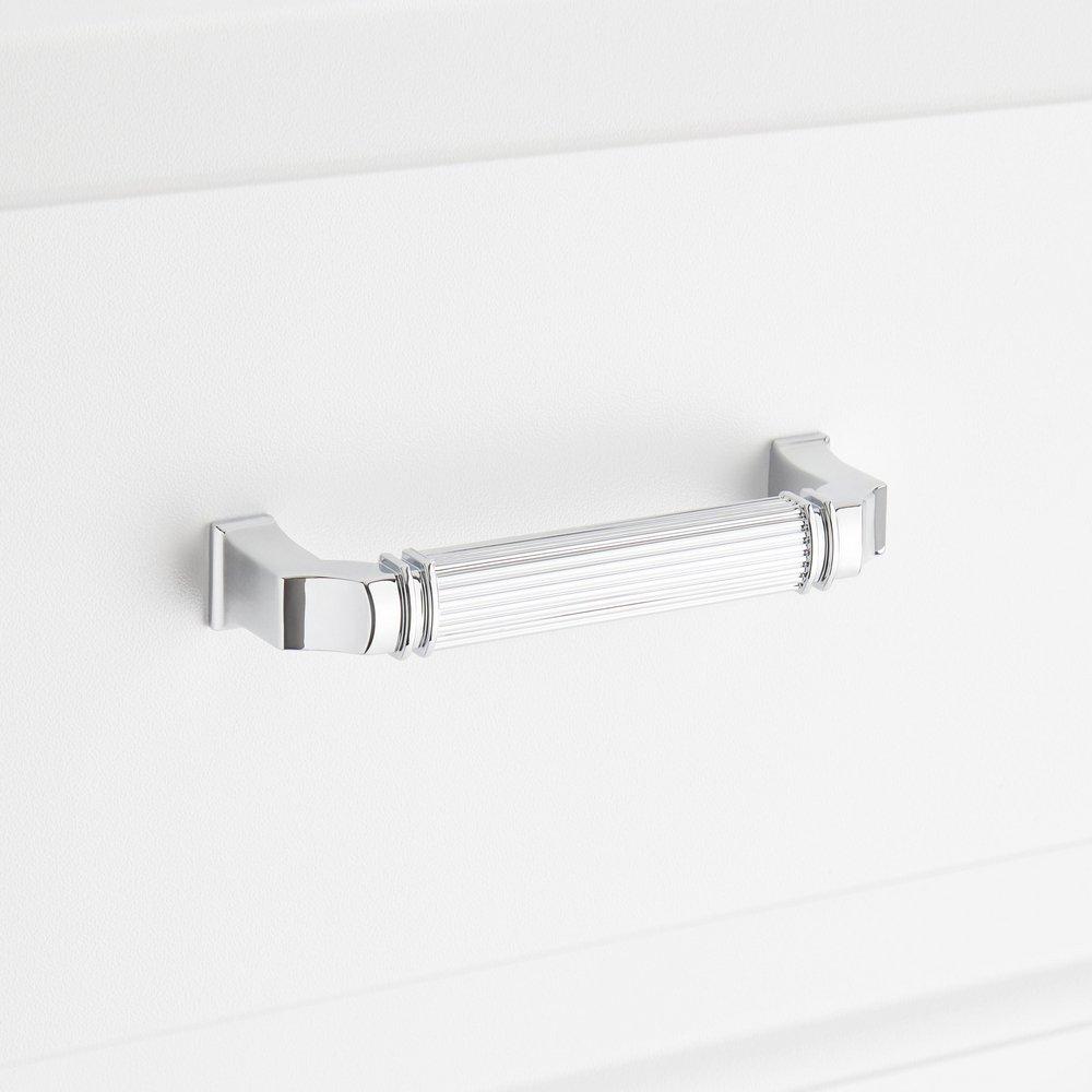 Signature Hardware Polished Chrome 3-3/4 in. Center-to-Center Cabinet Pull 