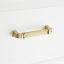 Signature Hardware Golden Champagne 3-3/4 in. Center-to-Center Cabinet Pull 