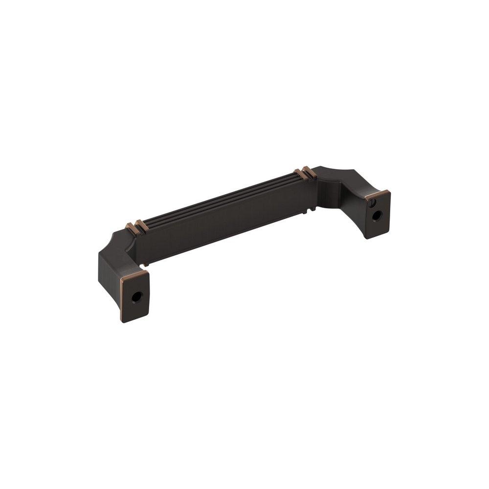 Signature Hardware Oil Rubbed Bronze 3-3/4 in. Center-to-Center Cabinet Pull 