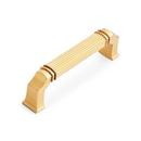Signature Hardware Brushed Gold 5-1/16 in. Center-to-Center Cabinet Pull 