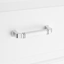 Signature Hardware Polished Chrome 5-1/16 in. Center-to-Center Cabinet Pull 