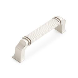 5-1/16 in. Center-to-Center Handle Cabinet Pull in Satin Nickel