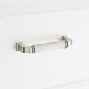 Signature Hardware Satin Nickel 5-1/16 in. Center-to-Center Cabinet Pull 