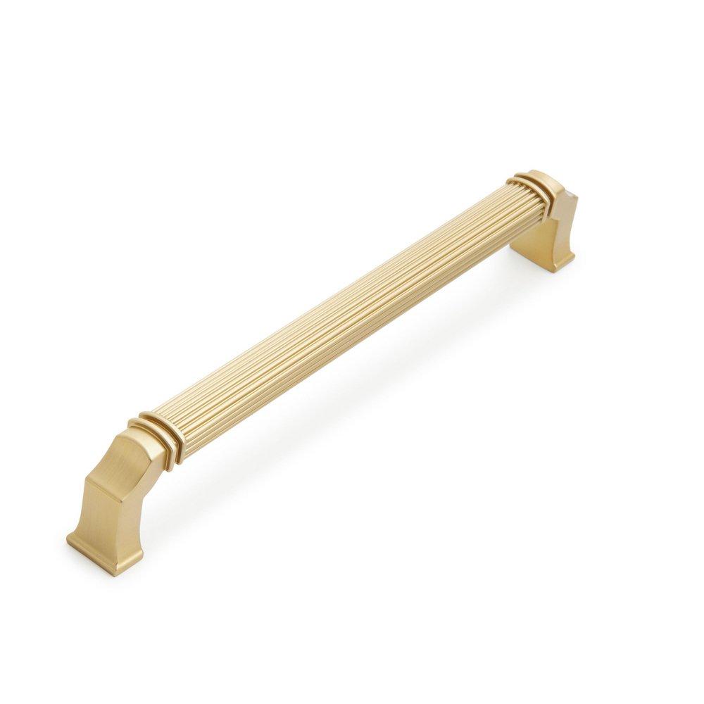 Signature Hardware Golden Champagne 6-5/16 in. Center-to-Center Cabinet Pull 