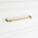 Signature Hardware Golden Champagne 6-5/16 in. Center-to-Center Cabinet Pull 