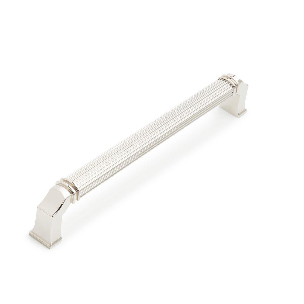 Signature Hardware Polished Nickel 6-5/16 in. Center-to-Center Cabinet Pull 