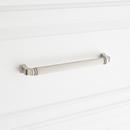 Signature Hardware Satin Nickel 6-5/16 in. Center-to-Center Cabinet Pull 