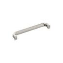 Signature Hardware Satin Nickel 6-5/16 in. Center-to-Center Cabinet Pull 