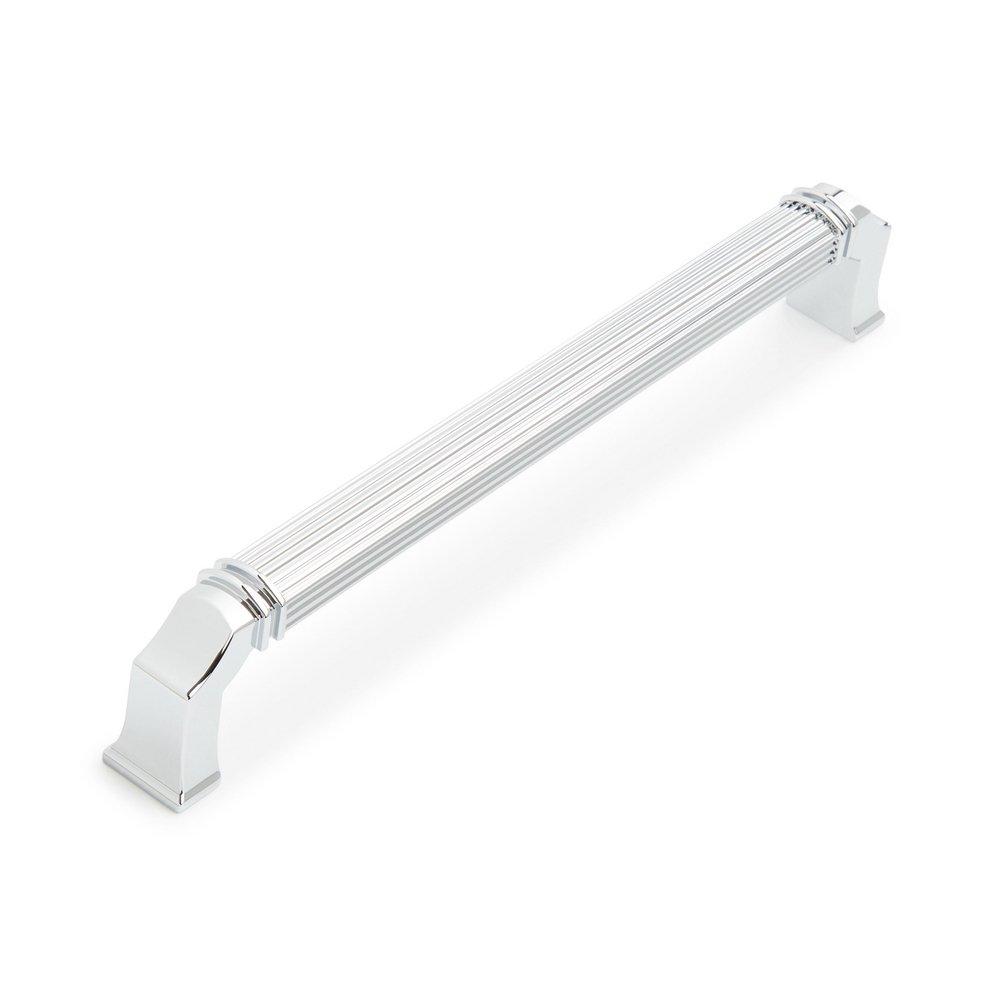 Signature Hardware Polished Chrome 7-9/16 in. Center-to-Center Cabinet Pull 