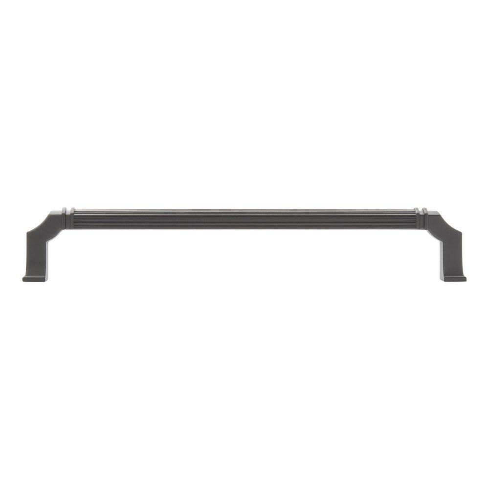 Signature Hardware Matte Black 7-9/16 in. Center-to-Center Cabinet Pull 
