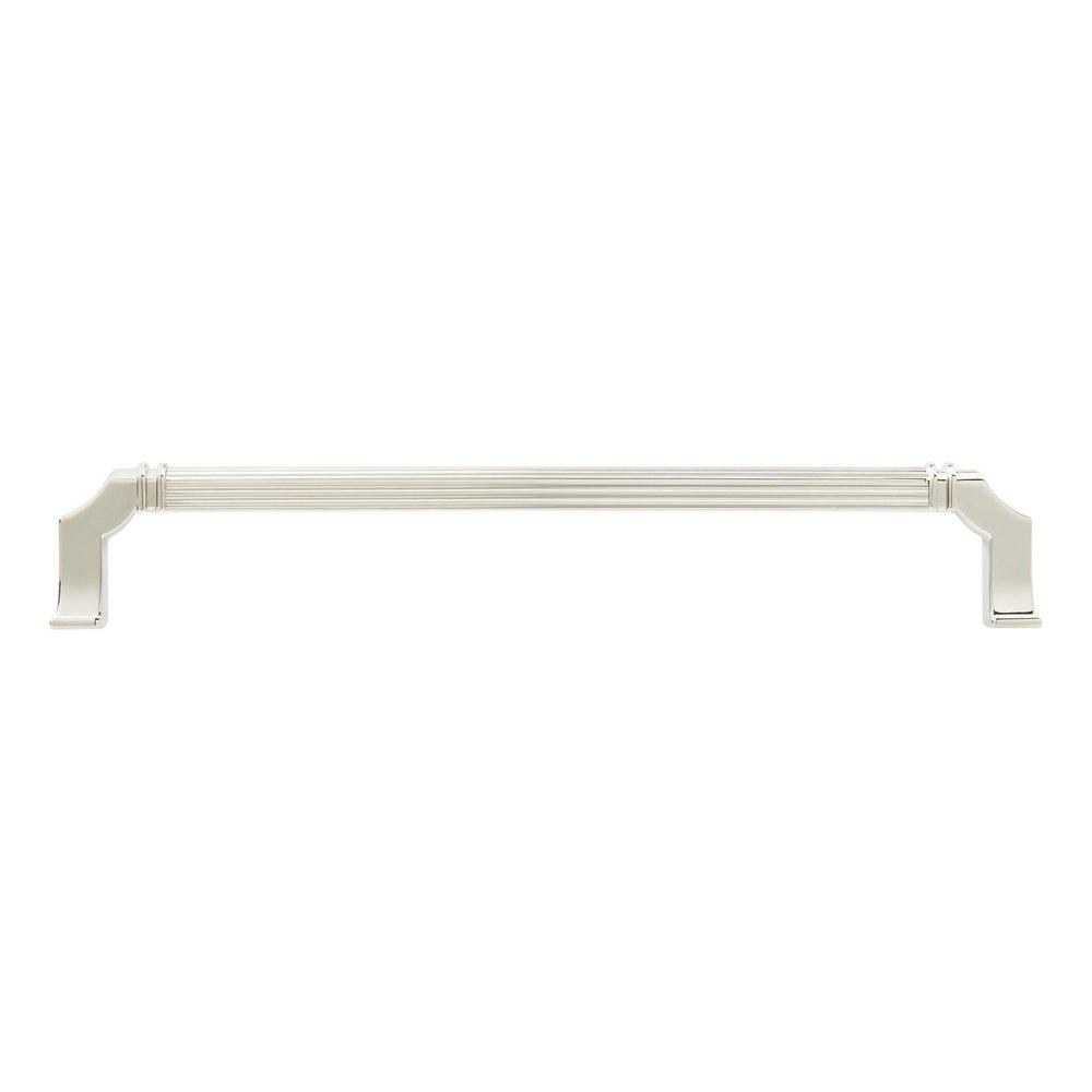 Signature Hardware Polished Nickel 7-9/16 in. Center-to-Center Cabinet Pull 