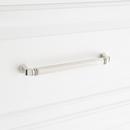 Signature Hardware Polished Nickel 7-9/16 in. Center-to-Center Cabinet Pull 