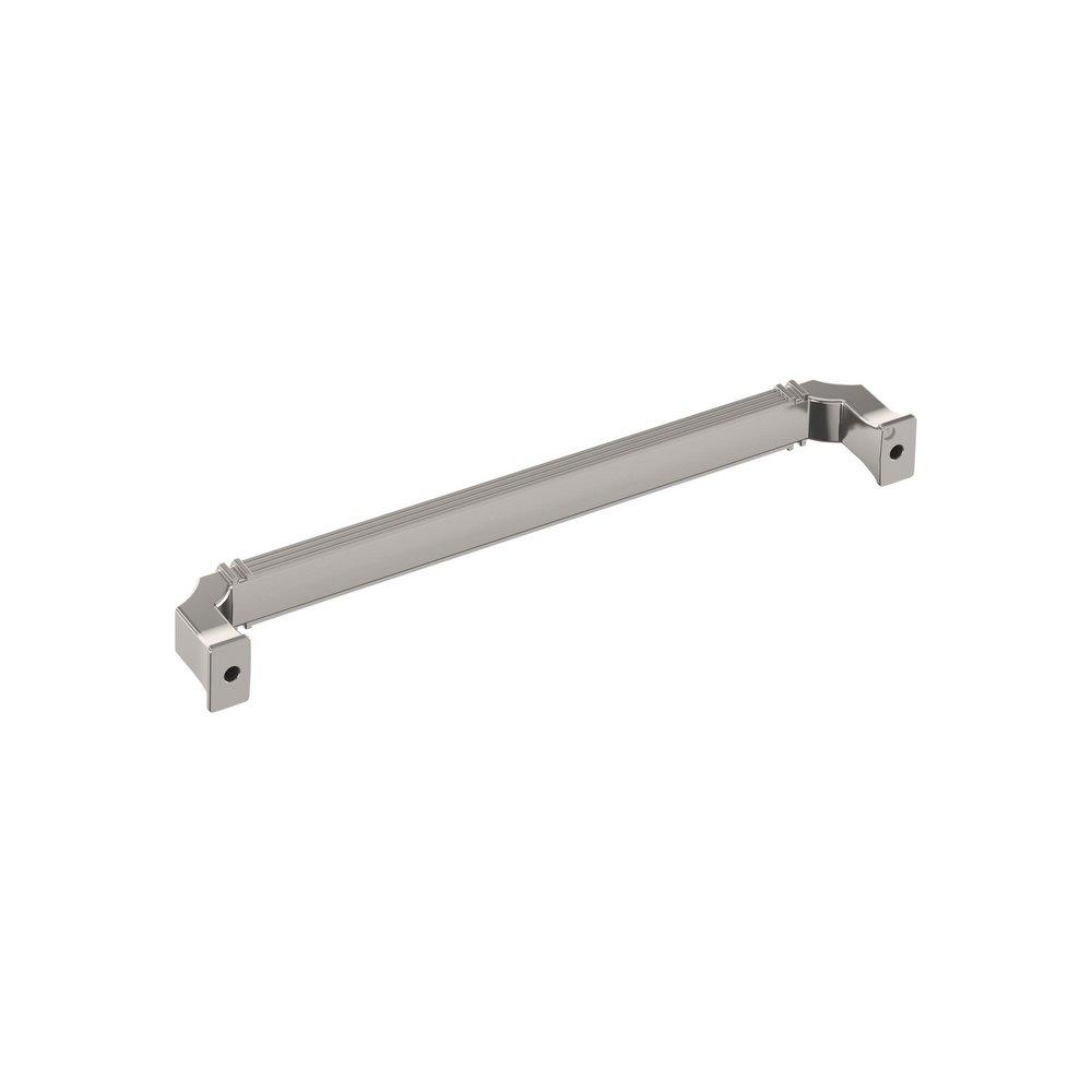 Signature Hardware Polished Nickel 7-9/16 in. Center-to-Center Cabinet Pull 