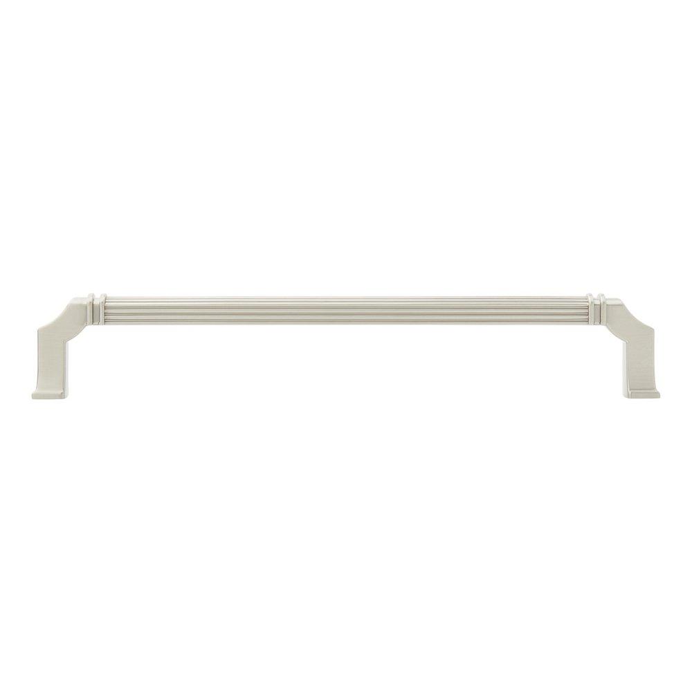 Signature Hardware Satin Nickel 7-9/16 in. Center-to-Center Cabinet Pull 