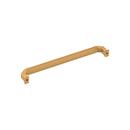 Signature Hardware Brushed Gold 8-13/16 in. Center-to-Center Cabinet Pull 