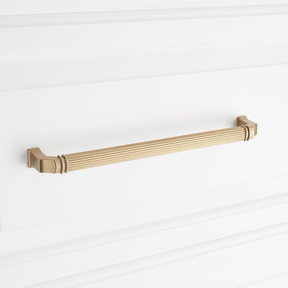 Signature Hardware Champagne Bronze 8-13/16 in. Center-to-Center Cabinet Pull 