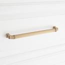 Signature Hardware Champagne Bronze 8-13/16 in. Center-to-Center Cabinet Pull 