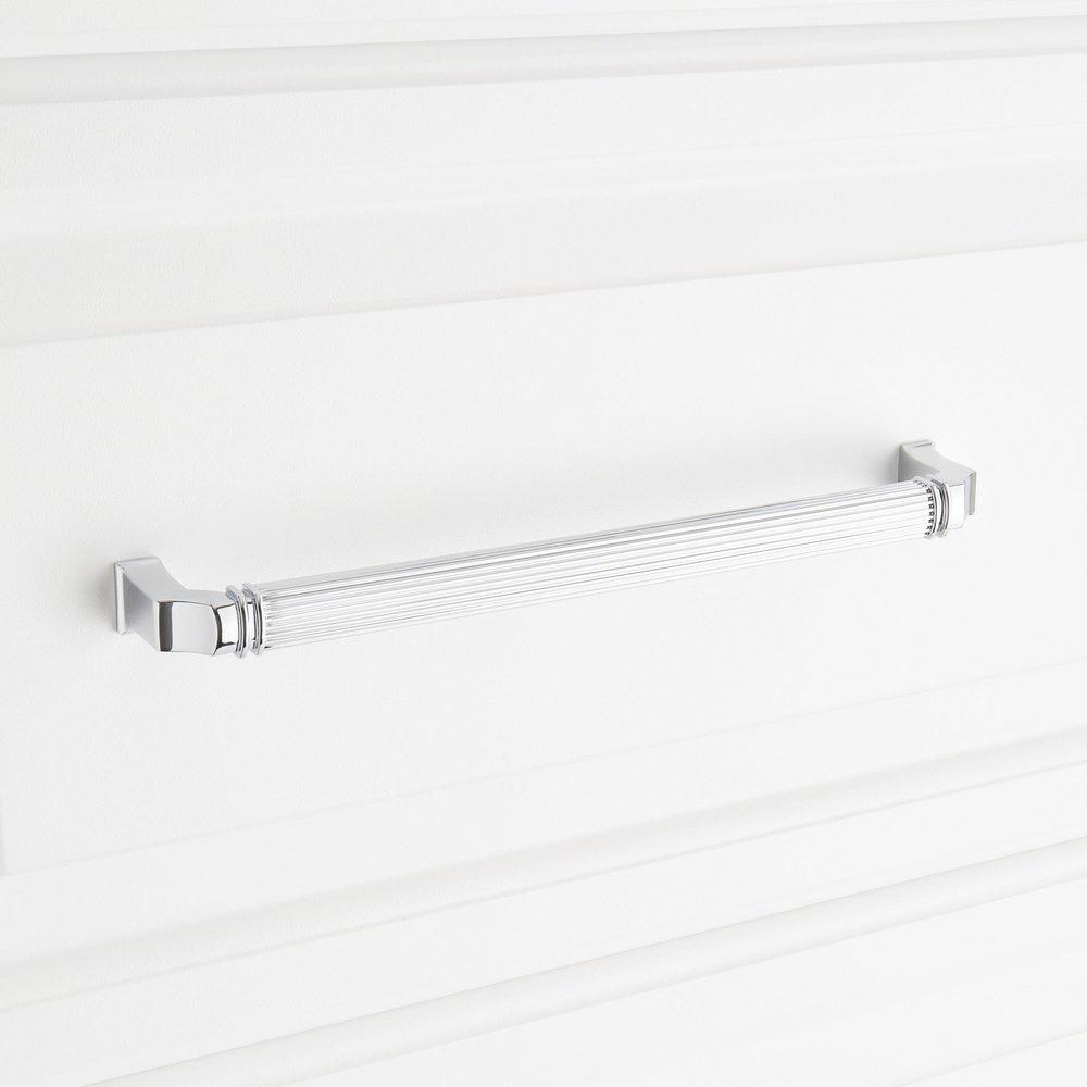 Signature Hardware Polished Chrome 8-13/16 in. Center-to-Center Cabinet Pull 