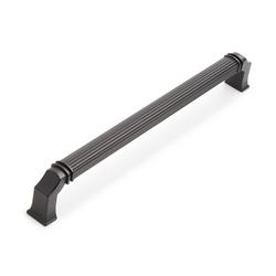 8-13/16 in. Center-to-Center Cabinet Pull in Matte Black