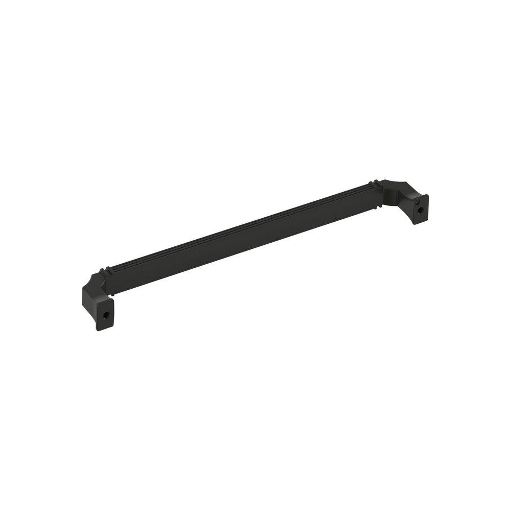 Signature Hardware Matte Black 8-13/16 in. Center-to-Center Cabinet Pull 